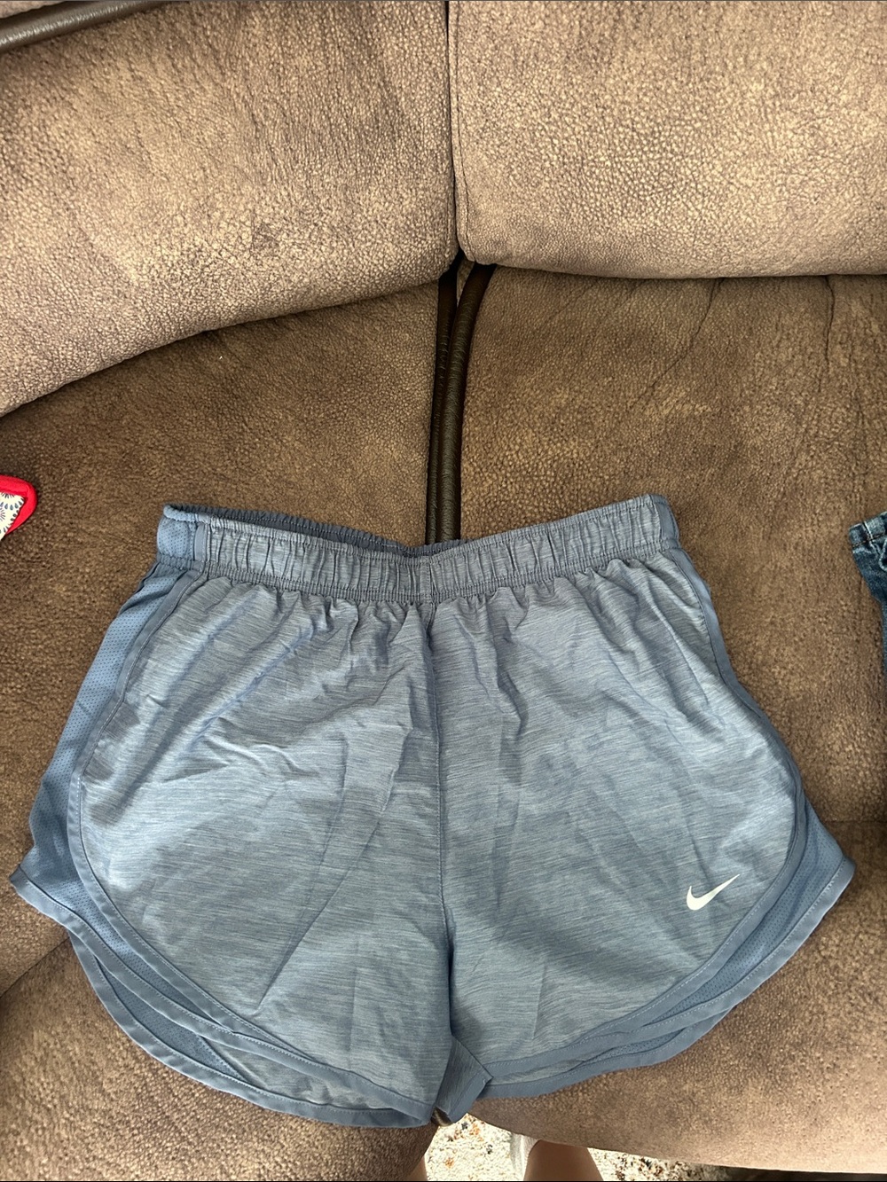 Nike Women's Sky Blue Athletic Running Shorts